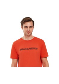 Resim Skechers Graphic T-shirt M Short Sleeve Erkek Turuncu Tshirt S212960-700 Turuncu 