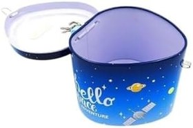 Resim Astronot Temalı Metal Kumbara 