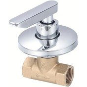 Resim Cloud011 Tc-1/2 Pirinç Duş Stop Vana Hızlı Açılı 1/4 Ve Tam Dönüş Gizli Anahtar 1/2 & 3/4 Us Eu Standart 