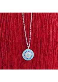 Resim Oriental Kuyumculuk Jewellery Göz Boncuklu Gümüş Kolye Gümüş 