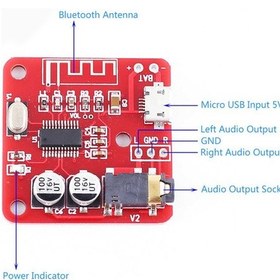 Resim Modülelektronik-Xh-A250 Mp3 Bluetooth 4.1 Alıcı - Kablosuz Stereo Müzik Modülü 