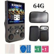 Resim Cordial R36max Retro Oyun Konsolu Rk3326 Çip 64gb 4 Inç Hd Ekran Siyah 
