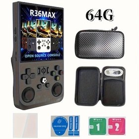 Resim Cordial R36max Retro Oyun Konsolu Rk3326 Çip 64gb 4 Inç Hd Ekran Siyah 