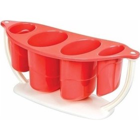 Resim Buffer Bellissima Kullanışlı Yer Tasarruflu 5 Bölmeli Kaşıklık Çok Renkli 