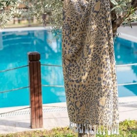 Resim Soley | Panthera |%100 Pamuk Peştamal Sarı 