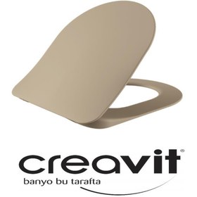 Resim Creavit Kc0903 Duck Duroplast Amortisörlü Cappucino Mat Klozet Kapağı Kc0903.01.0800e 