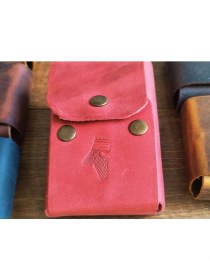 Resim Sumerian Wallet Crazy Deri Sigara Kılıfı + Anahtarlık 