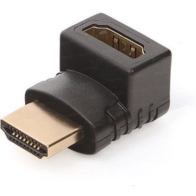 Resim DARK DK-HD-AMXF90 HDMI Çevirici Adaptör Siyah 90derece Dönüştürücü Dirsek 