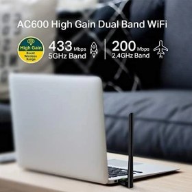Resim Mena Rise Archer T2U Plus, Ac 600 Mbps Antenli USB Adaptör 