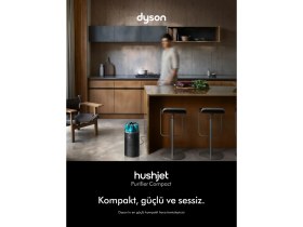 Resim Dyson Hushjet™ Kompakt Hava Temizleyici Siyah Turkuaz 