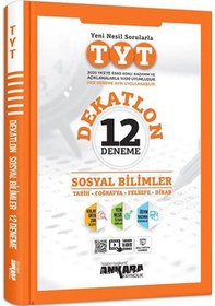 Resim TYT Sosyal Bilimler Dekatlon Denemeleri ( 12 Adet ) - Ankara Yayıncılık 