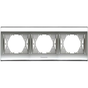 Resim Panasonic Thea Blu Chrome Beyaz Üçlü Çerçeve Wbtf08035ch Tr 