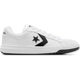 Resim Converse A07517c Pro Blaze V2 Synthetic Leather Sneaker Beyaz-siyah Unisex Ayakkabı Beyaz-siyah 
