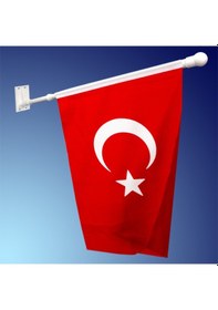 Resim Duvar Montajlı Direk ve Türk Bayrağı 