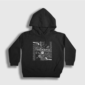 Resim Presmono Unisex Çocuk Nbhd The Neighbourhood Kapüşonlu Sweatshirt 