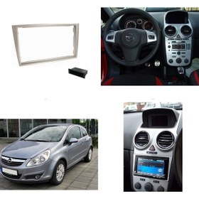 Resim Cadence Opel Corsa Astra Combo Normal Teyp Çerçevesi Gri Renk Cepliteyp Çerçevesi 