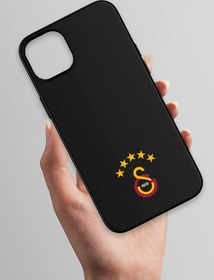 Resim Galatasaray 5 Yıldız Arma Deri Magsafe Telefon Kılıfı - iPhone 14 