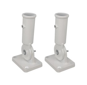 Resim Geeroyoo Alüminyum 180 Derece Açı Ayarlanabilir Duvar Montajlı Bayrak Direği Tutucu - Dayanıklı Malzeme İle Ev Ofis Okul Etkinliklerde Kullanım 