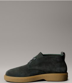 Resim Calvin Klein Deri Haki Erkek Bot TEXT RUBBER DESERT BOOT SU 