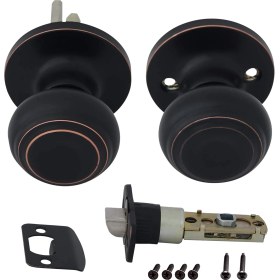 Resim 8101403 Klasik Geçiş Kapı Tokmağı, Yağlı Boya Bronz 