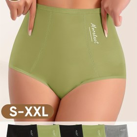 Resim 5 adet Kadın Yüksek Bel Karın Kontrol İç Çamaşırı - Nefes Alabilir, Kalça Kaldırma, Dikişsiz Tasarım - Yeşil, Siyah, Gri ve Beyaz - S-XXL Bedenleri, Rahat ve Şık - Günlük Giyim İçin Uygun, Karın Kontrol İç Çamaşırı, Rahat İç Çamaşırı, Minimalist İç Çamaşırı, Pürüzsüz Dokuma, Kalça Kaldırma İç Çamaşırı, Günlük İç Çamaşırı, Dikişsiz İç Çamaşırı, Pürüzsüz Dokuma 