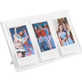 Resim Instax Mini Film Uyumlu 3'lü Pleksi Fotoğraf Çerçevesi 