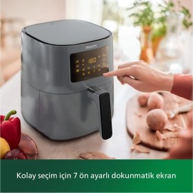Resim Özbience Akıllı Airfryer 4.1 L ve Türk Kahve Makinesi Seti, Pratik ve Şık Kullanım 