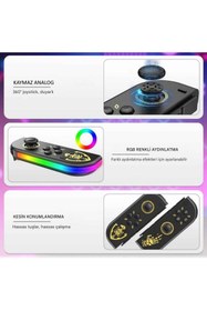 Resim WOTOBE JOY-02 Switch/Switch OLED Uyumlu Siyah JoyCon Joystick 