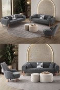Resim EDSY HOME Armoni 3+3+1 Koltuk Takımı Antrasit 