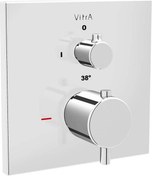 Resim Square Ankastre Termostatik Banyo Bataryası A42668 Krom 