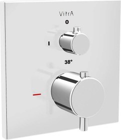 Resim Square Ankastre Termostatik Banyo Bataryası A42668 Krom 