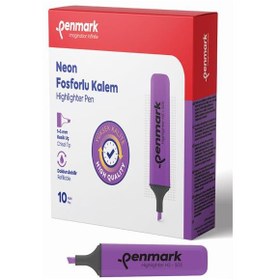 Resim Penmark Fosforlu Kalem Neon Lila HS-505 05 