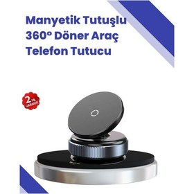Resim Araç İçi Telefon Tutucu Güçlü Manyetik Vakumlu Model Çok Renkli 
