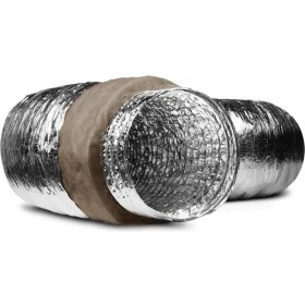 Resim 102 mm Afs Ses ve Isı Izolasyonlu Esnek Hava Kanalı 2.5 Metre 