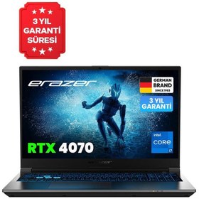 Resim Erazer Deputy P60 MD62684-R32 Intel Core i7 12650H 32GB RAM 1TB SSD RTX4070 15.6" 144Hz IPS FHD Free 