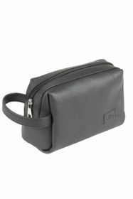 Resim Lizy 1050 Suni Deri Clutch Çanta, Traş / Makyaj Çantası 