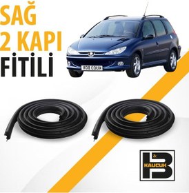 Resim Peugeot 206 Station Wagon Sağ Ön Ve Arka Kapı Fitili Bm00703 