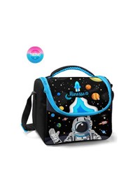 Resim Minosso Astronot Desenli Erkek Çocuk Thermo Beslenme Çantası 3005 Siyah 