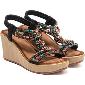 Resim Sandalet Kadın 25y155 Sy Guja Siyah Siyah 