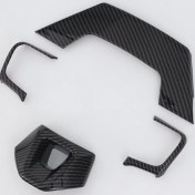 Resim Luenaarry Alphard Karbon Fiber Için Araba Direksiyon Simidi Kılıfı Döşemesi (Yurt Dışından) 