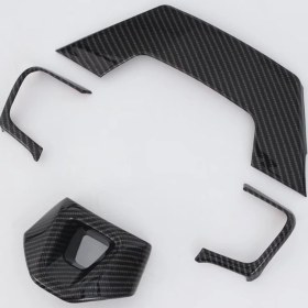 Resim Luenaarry Alphard Karbon Fiber Için Araba Direksiyon Simidi Kılıfı Döşemesi (Yurt Dışından) 