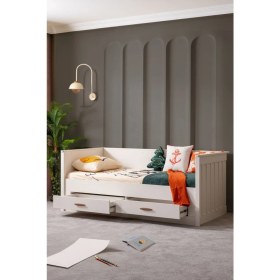 Resim Karyola, Leton Çekmeceli Karyola + Comfort Yatak 