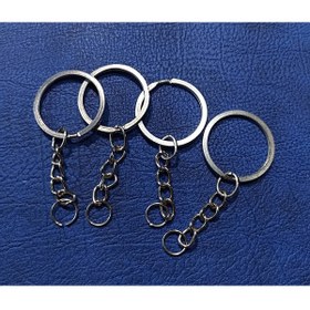 Resim şatafat design Anahtarlık Halkası Zincirli 100'lü Paket 