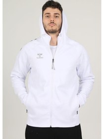 Resim Hummel Armin Pro Pamuklu Sweatshirt Beyaz 
