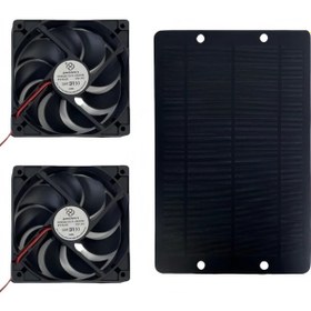 Resim Willowhaven Kamp Rvler Icin 270x175 Fanli Solar Cift Fanli Kiti Yüksek Rüzgar Gücü 