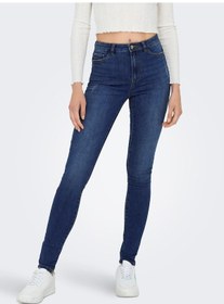 Resim Only Onlrose Hw Skinny Dnm Gua192 Noos Kadın Jean Pantolon-27460-mavi Mavi 