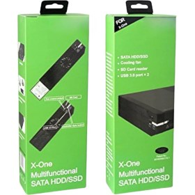 Resim YUES Xbox One Uyumlu Multifonksiyonel Hard Disk Kutusu + Soğutucu Fan – USB 5V, Tak-Çalıştır, Kompakt Tasarım 