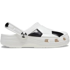 Resim 210157-103 Crocs Classic Soccer Ball Clog K Çocuk Terlik Beyaz 210157-103 Beyaz Siyah 