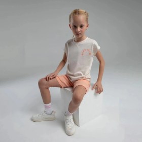 Resim Rolypoly 3626c Kız Çocuk Bermuda Yazlık Pijama Takım Açık Bej 
