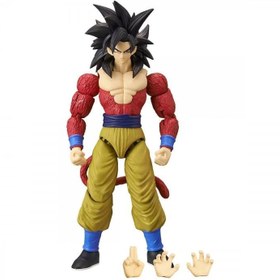 Resim Dragon Ball 16 cm Poz Verilebilir Figür Super Saiyan 4 Goku - Dragon Stars Serisi 36180 